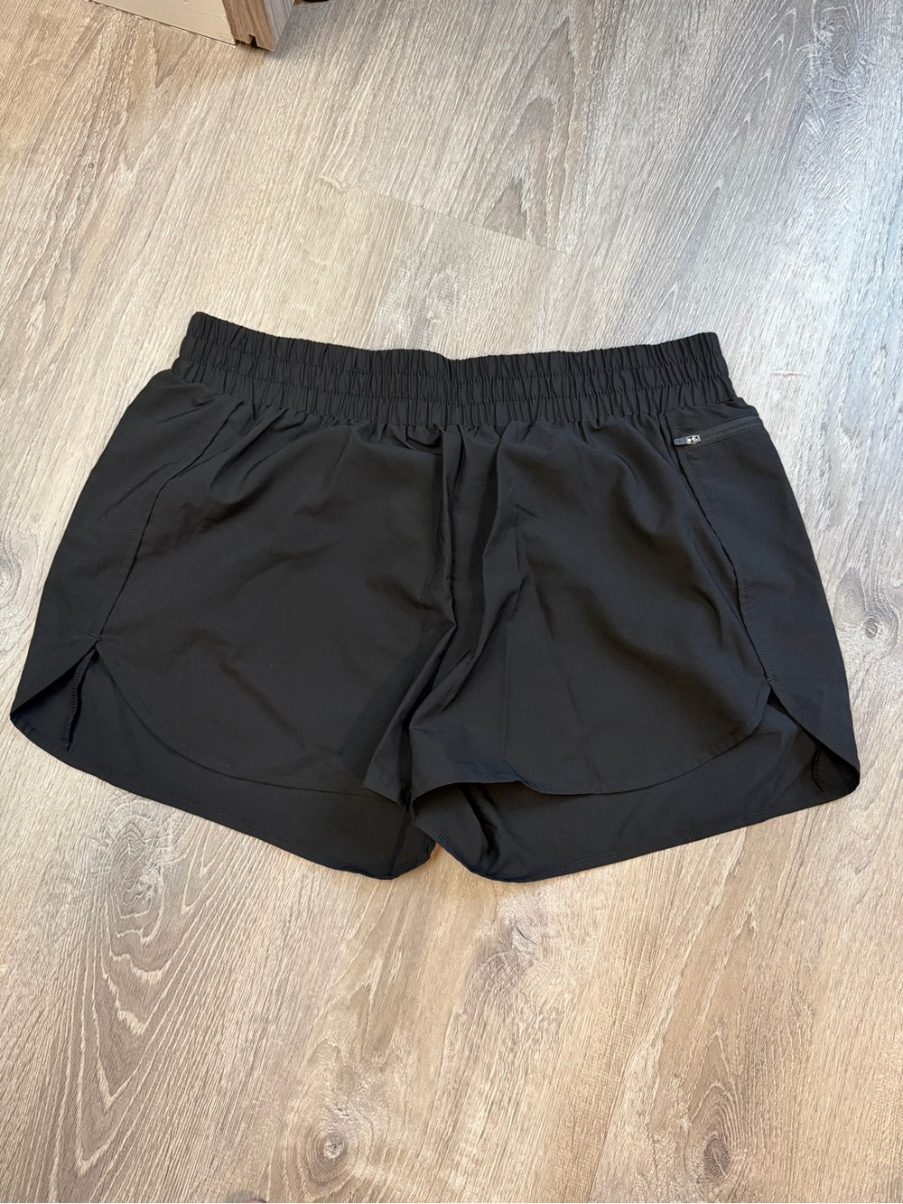 Blooming Jelly Black Women's Athletic Shorts - Lightweight Running Shorts